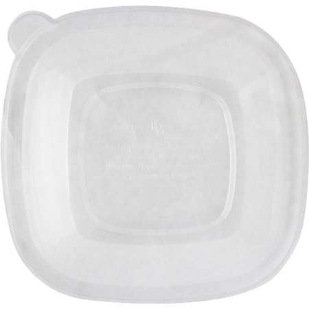 World Centric World Centric Ingeo Compostable Square Bowl Lid, PK200 BQL-CS-24